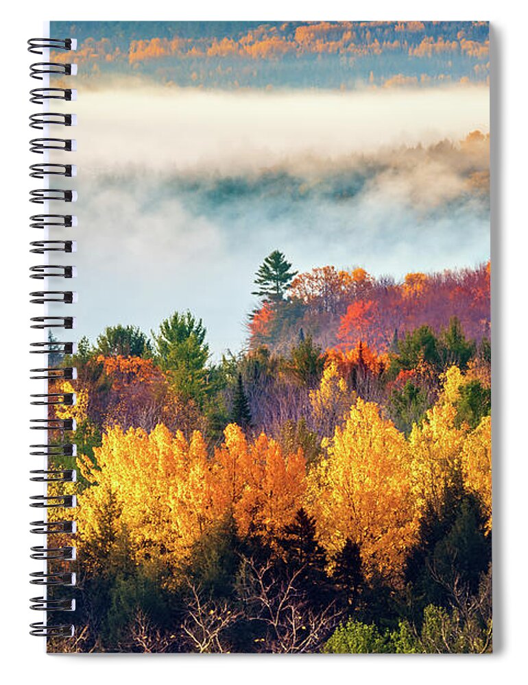 Autumn Spiral Notebook featuring the photograph Autumn 34a3065 by Greg Hartford