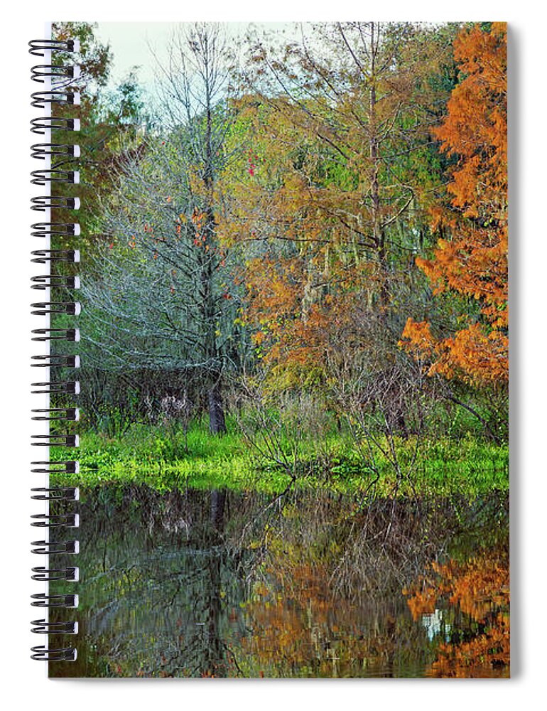 Bbsp Spiral Notebook featuring the photograph Autumn At Brazos Bend by Mike Schaffner