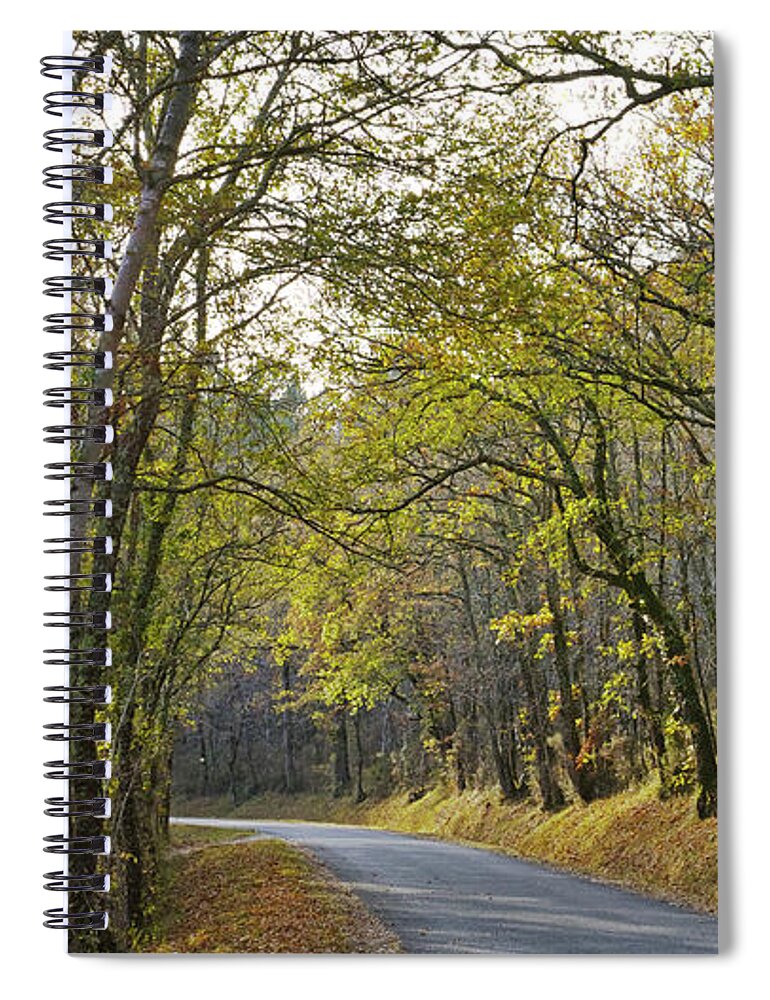 Landscape Spiral Notebook featuring the photograph Autumn colors by Karine GADRE