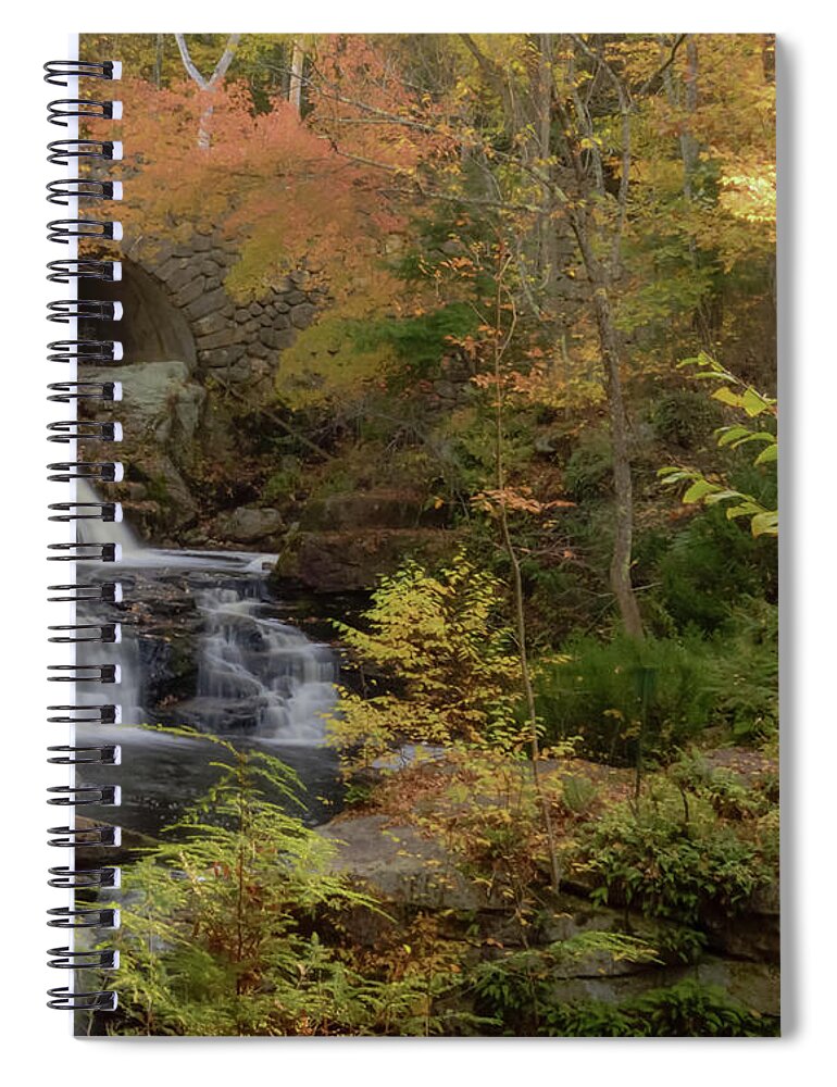 Dreamscape Spiral Notebook featuring the photograph Autumn Falls by Christina McGoran