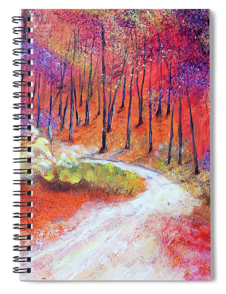 Autumn Spiral Notebook featuring the painting Autumn in Kentucky by Mark Ross