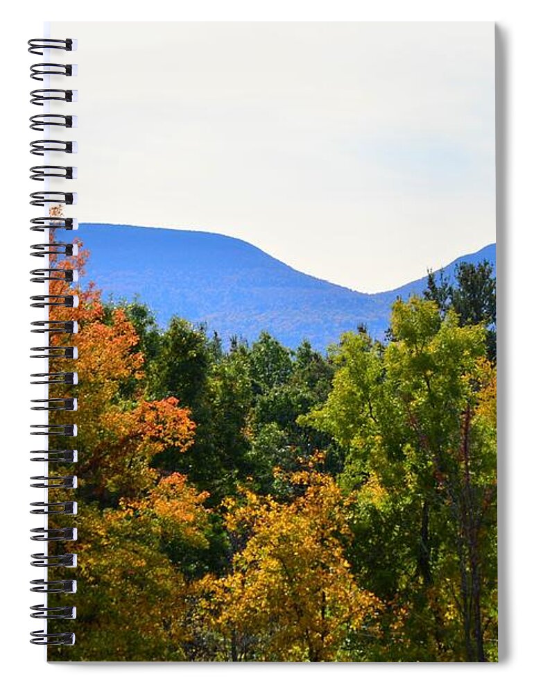 Autumn Fall Colors Spiral Notebook featuring the photograph Autumn in theCatskills by Judy Genovese