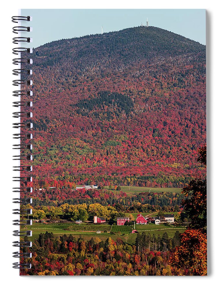Vermont Spiral Notebook featuring the photograph Autumn in Vermont by Tim Kirchoff