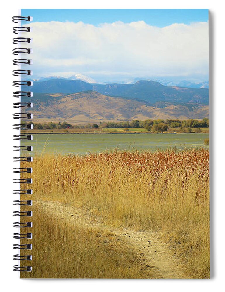 Colorado Spiral Notebook featuring the photograph Autumn McIntosh Lake by Veronica Batterson