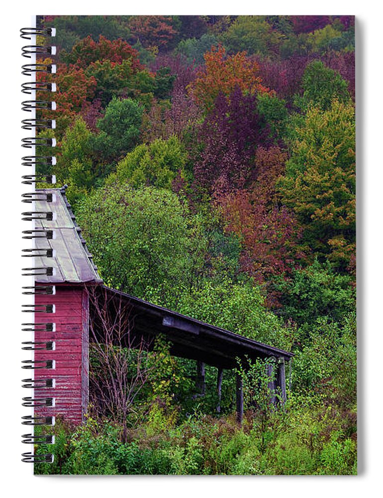  Spiral Notebook featuring the photograph Averill, Vermont October 2021 by John Rowe