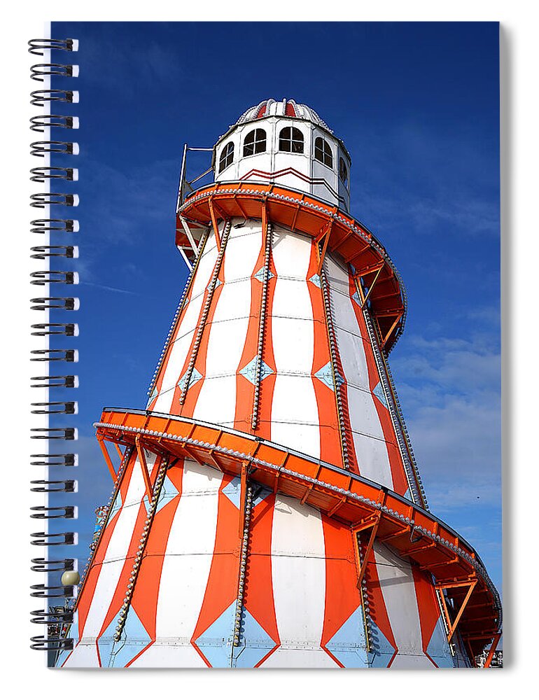Richard Reeve Spiral Notebook featuring the photograph Back To The Top by Richard Reeve