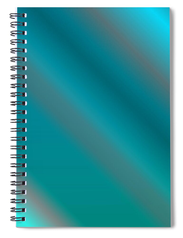 Abstract Spiral Notebook featuring the digital art Background abstraction glimpses. by Olga Biryukova