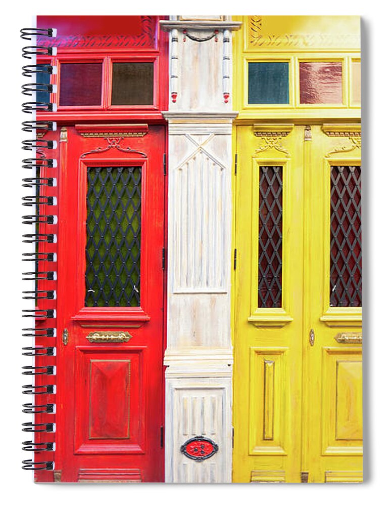 Istanbul Spiral Notebook featuring the photograph Balat Istanbul by Anastasy Yarmolovich