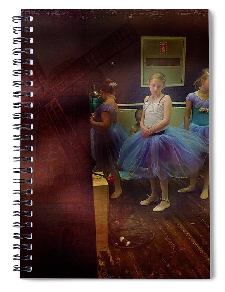 Ballerinas Spiral Notebook featuring the photograph Ballerina in Repose by Craig J Satterlee