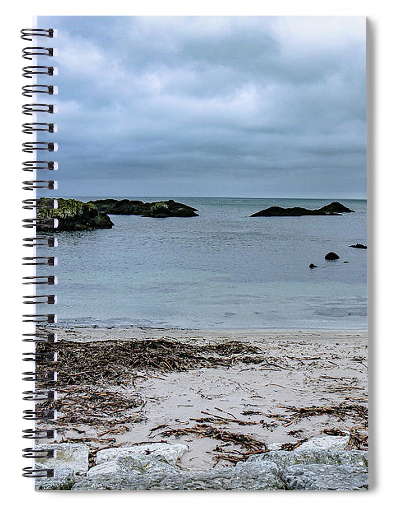 Ballintoy Harbour Spiral Notebook featuring the photograph Ballintoy Harbour Northern Ireland by Veronica Batterson