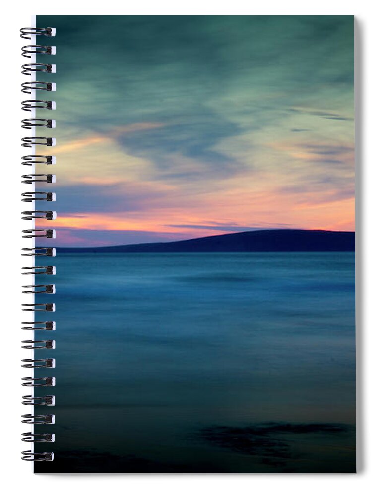 Sunset Spiral Notebook featuring the photograph Ballybunion Dreamscape by Mark Callanan