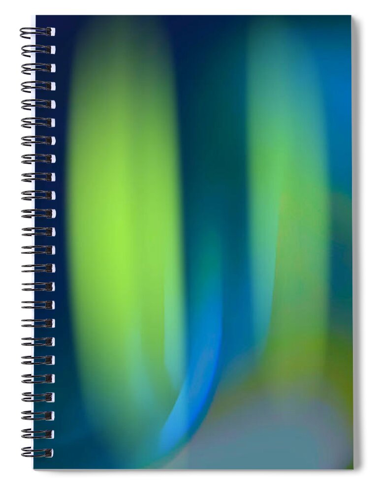  Spiral Notebook featuring the digital art Banana yellow by Glenn Hernandez