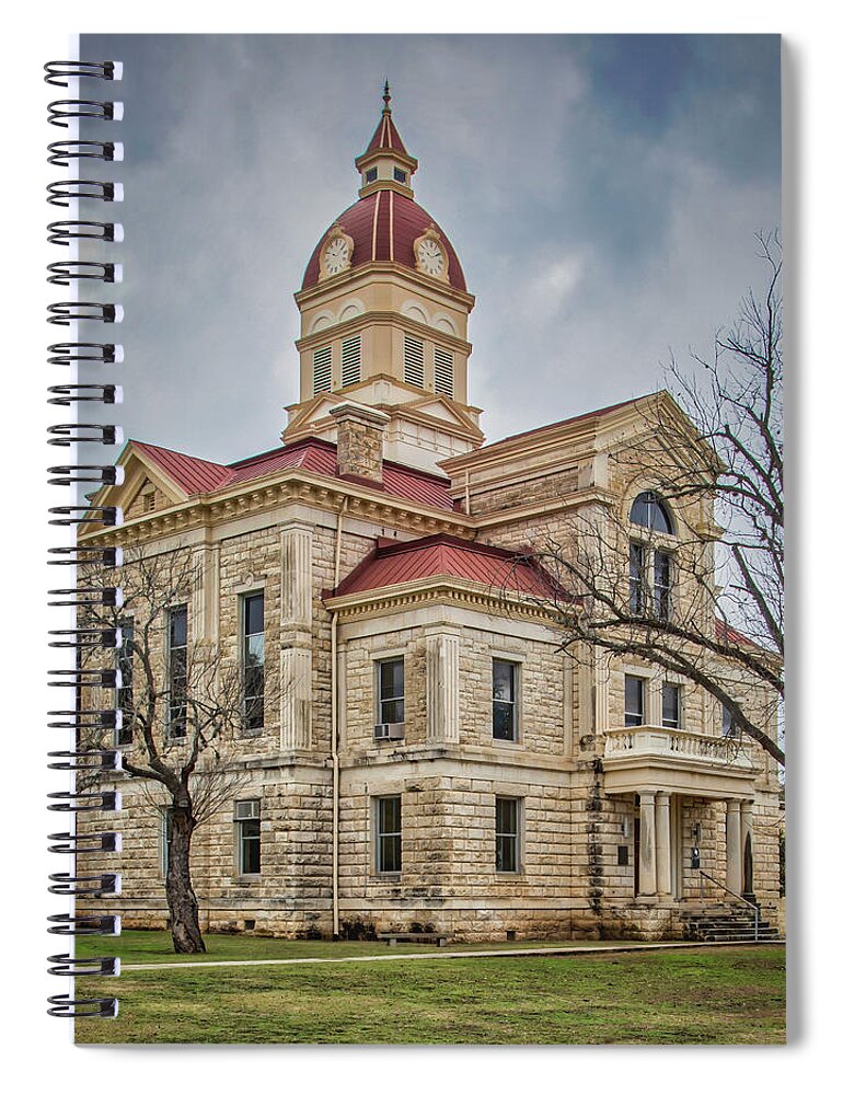 Bandera County Courthouse Spiral Notebook featuring the photograph Bandera County Courthouse by Jurgen Lorenzen