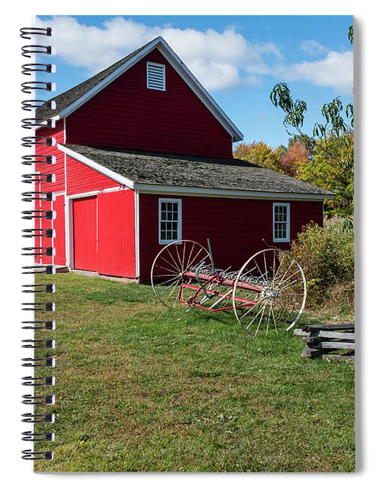 Nature Spiral Notebook featuring the photograph Barn Appeal by Len Tauro