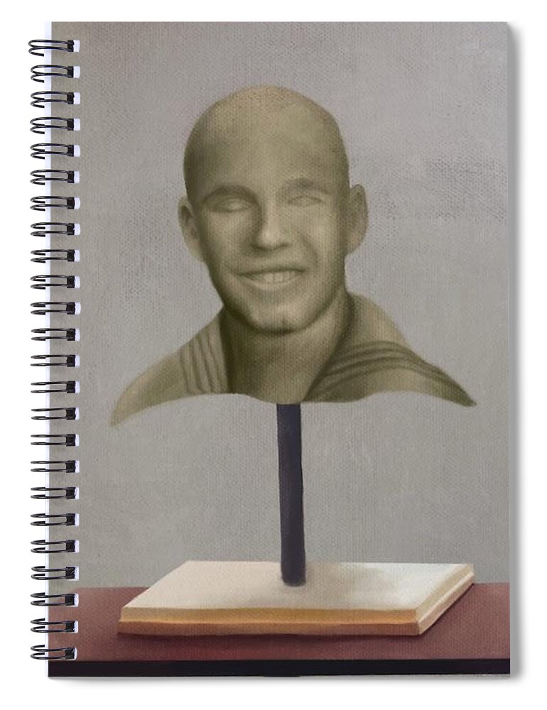  Spiral Notebook featuring the digital art Base Sculpting 101 Jacob by Jason Cardwell