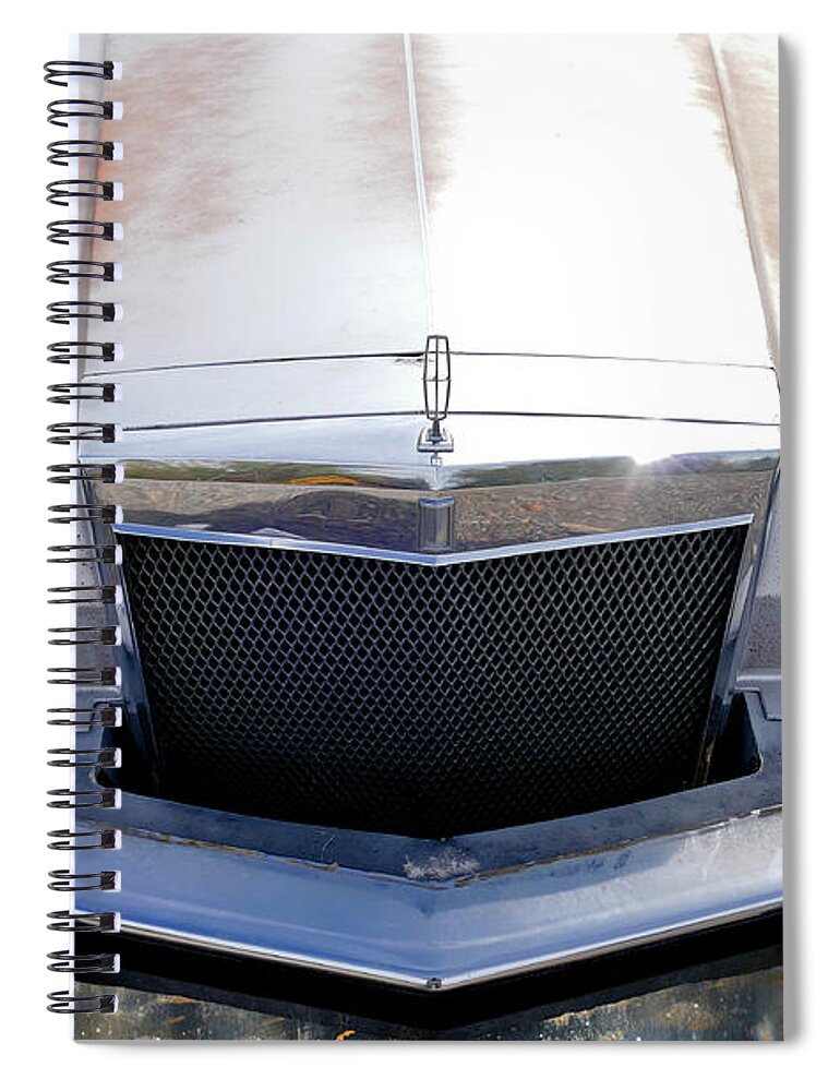 Cadillac Battleship Spiral Notebook featuring the photograph Battleship Caddy by Neil Pankler