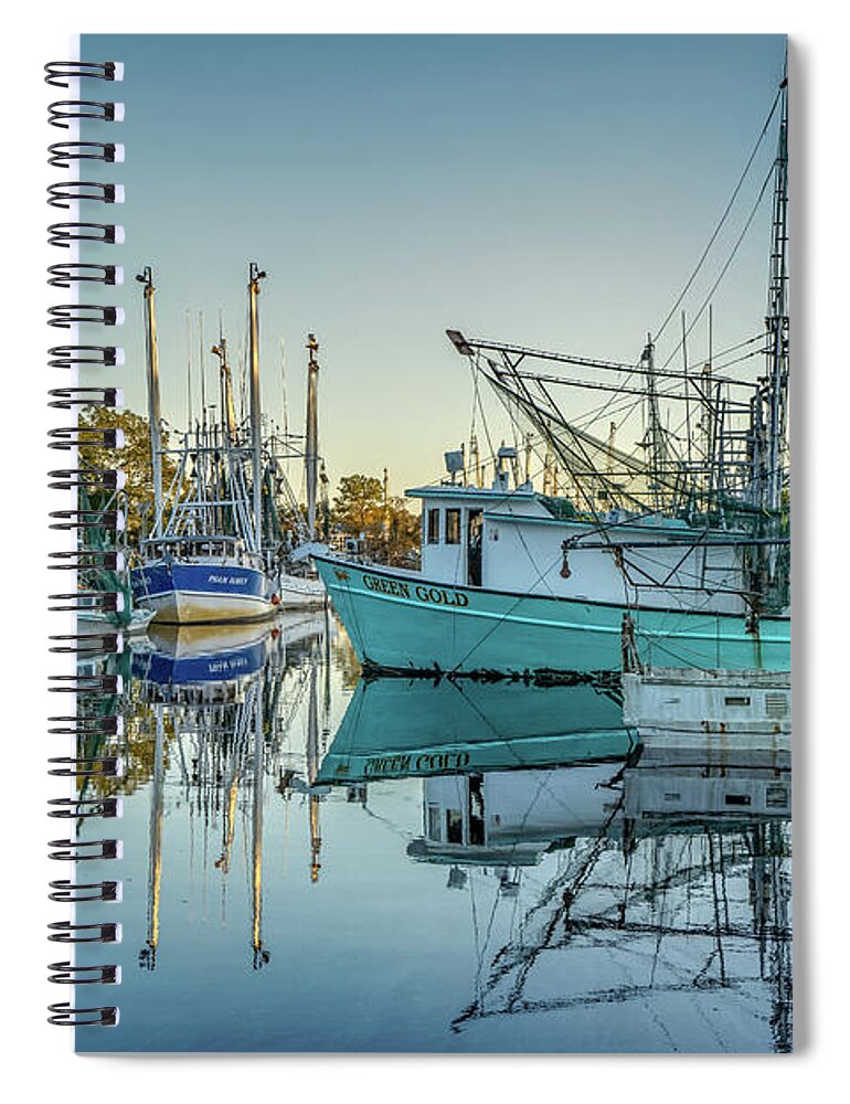 Bayou Spiral Notebook featuring the photograph Bayou Afternoon, 12/29/20 by Brad Boland
