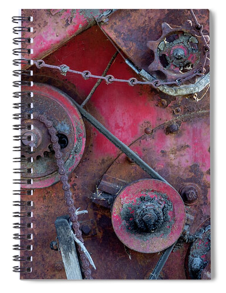 Antique Barn Spiral Notebook featuring the photograph Be Careful by Gina Cinardo