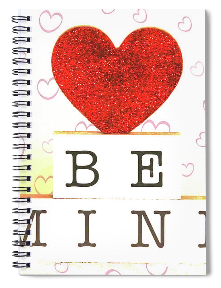 Be Mine Spiral Notebook featuring the photograph Be Mine by Trina Ansel