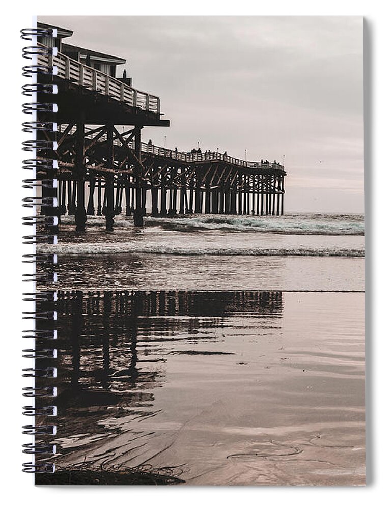 Surf Spiral Notebook featuring the photograph Beach Vibes 3 by Carmen Kern