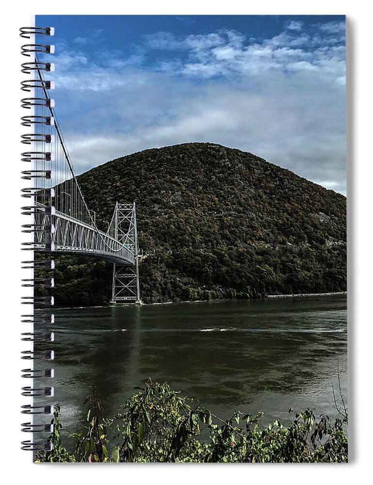 Bear Mountain Spiral Notebook featuring the photograph Bear Mountain Bridge 2 by Jason Nicholas