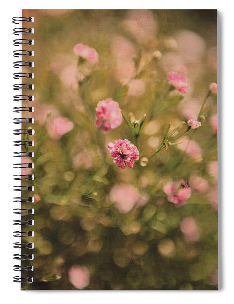  Spiral Notebook featuring the photograph Beauty in the garden by Yasmina Baggili
