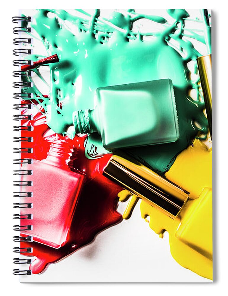 Fashion Spiral Notebook featuring the photograph Beauty therapy by Jorgo Photography