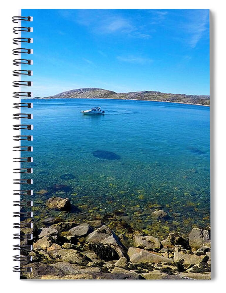 Nature Spiral Notebook featuring the photograph Behold the beauty of nature Bodo Norway Canvas Prints by Shreya Sen
