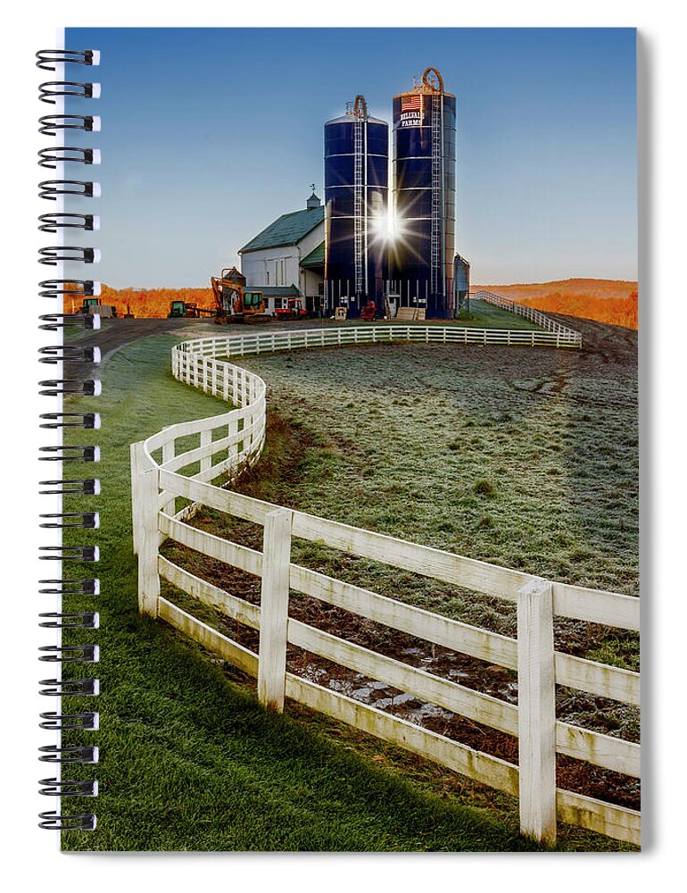 Bellvale Farms Spiral Notebook featuring the photograph Bellvale Farms NY II by Susan Candelario