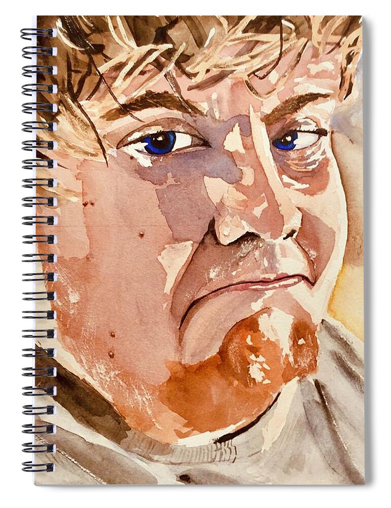 Son Spiral Notebook featuring the painting Beloved Son by Bryan Brouwer