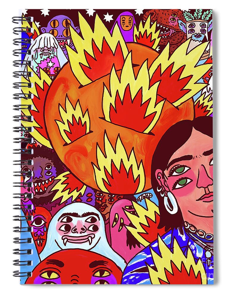 forskel Ødelæggelse Tage af Benee Glitter Spiral Notebook by Charles DBaley - Fine Art America