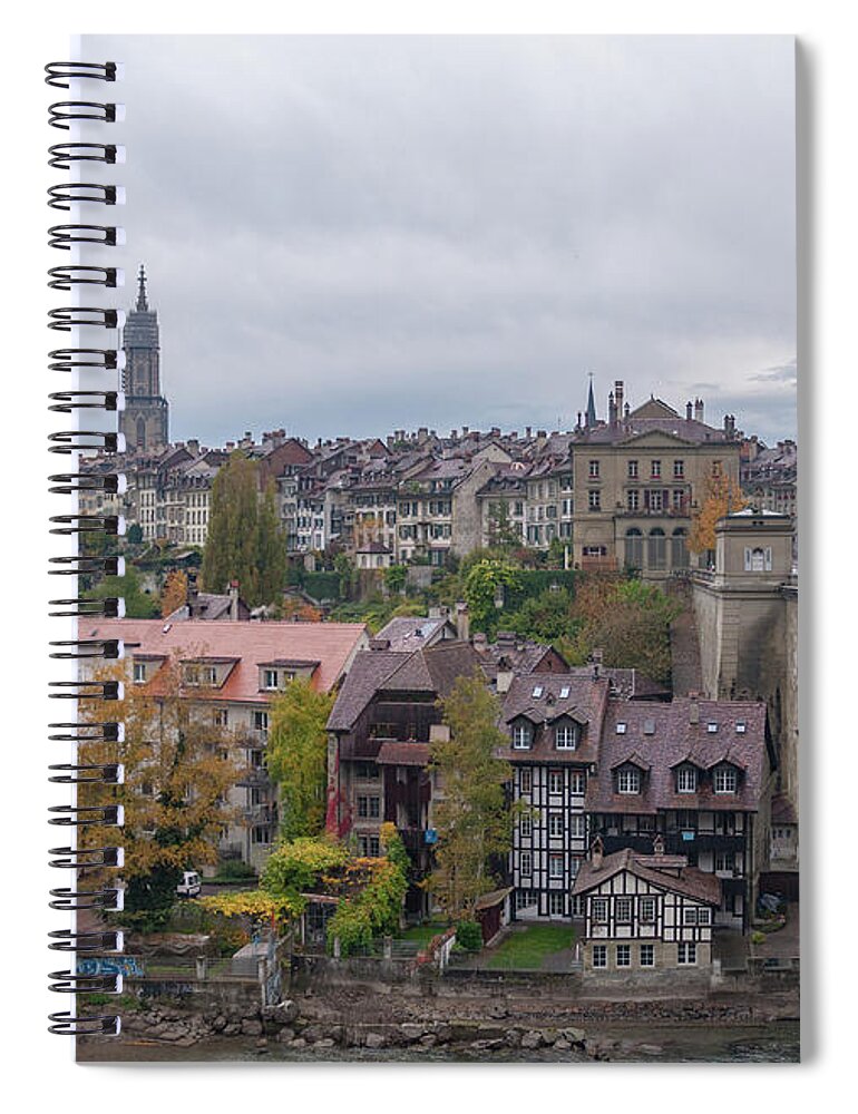 Bern Spiral Notebook featuring the photograph Bern in Switzerland by Rob Hemphill