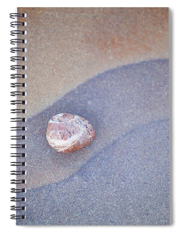 Abstract Spiral Notebook featuring the photograph Between the lines by Anita Nicholson