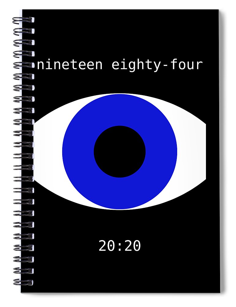 Richard Reeve Spiral Notebook featuring the digital art Big Brother by Richard Reeve