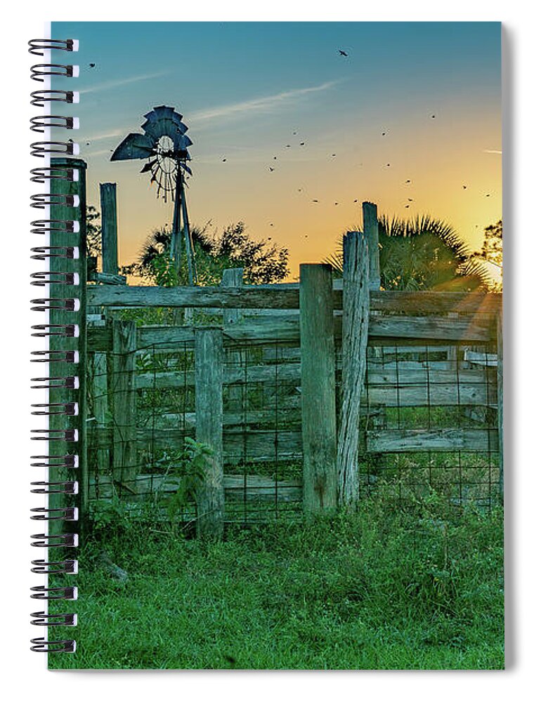 Indiantown Spiral Notebook featuring the photograph Bird Sky by Todd Tucker