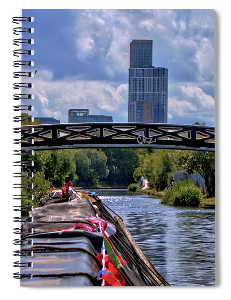 Pleasure Spiral Notebook featuring the photograph Birmingham by Tug by Baggieoldboy