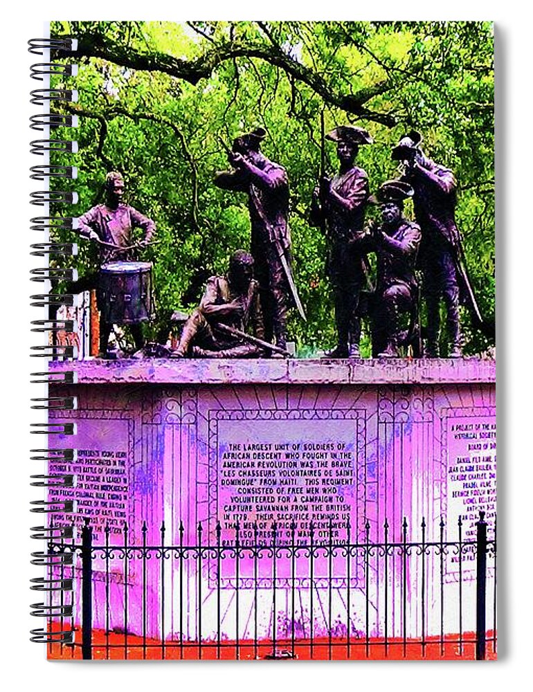 Beauty Spiral Notebook featuring the photograph Black When Haitians Were Heroes in America Series Print No. 3 by Aberjhani