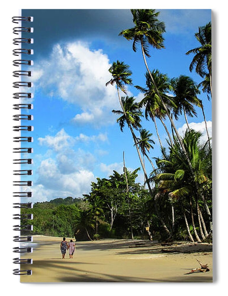 Trinidad Spiral Notebook featuring the photograph Blanchisseuse Bay, North Coast, Trinidad by Earth And Spirit