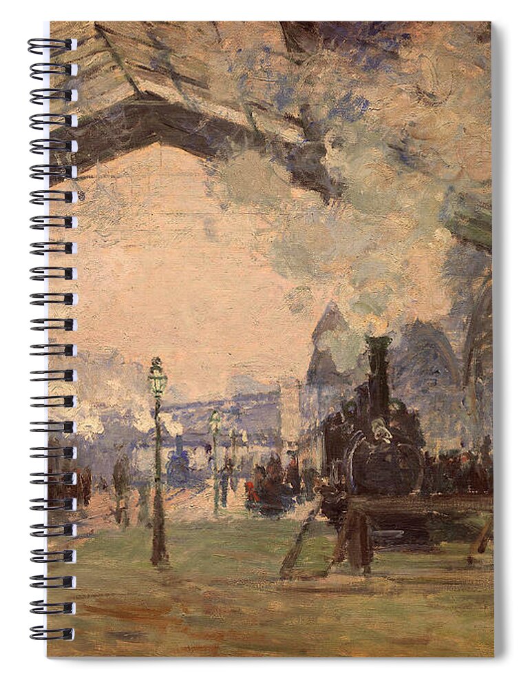 Post Modern Spiral Notebook featuring the digital art Blend 12 Monet by David Bridburg
