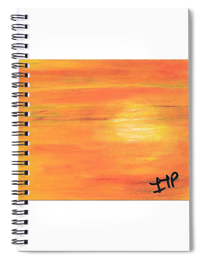 Sky Spiral Notebook featuring the painting Blissed Out by Esoteric Gardens KN