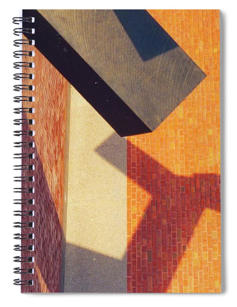 Shapes Spiral Notebook featuring the photograph Blocks by Jim Signorelli