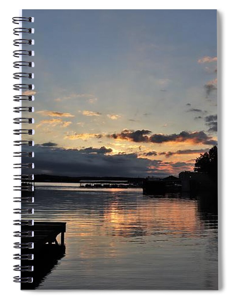 Sunlight Spiral Notebook featuring the photograph Blue Blue Morning Glory by Ed Williams
