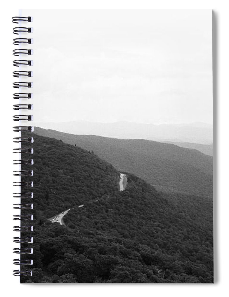 Mountains Spiral Notebook featuring the photograph Blue Ridge Pkwy by Richie Parks