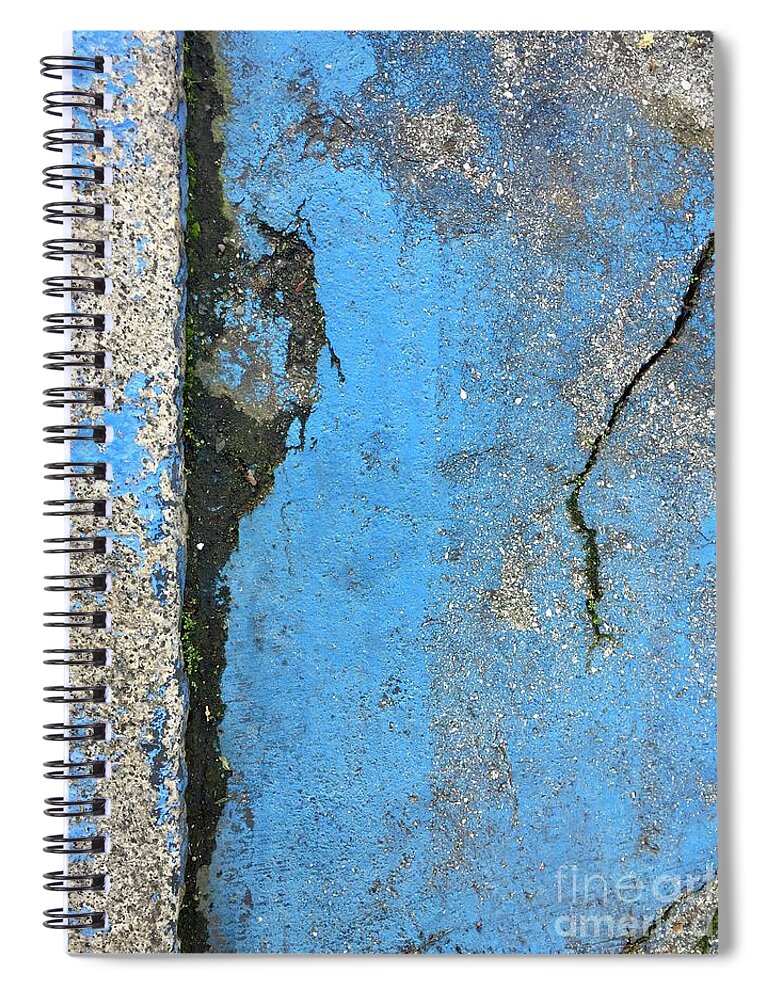 Blue Spiral Notebook featuring the photograph Blue Series 1-4 by J Doyne Miller