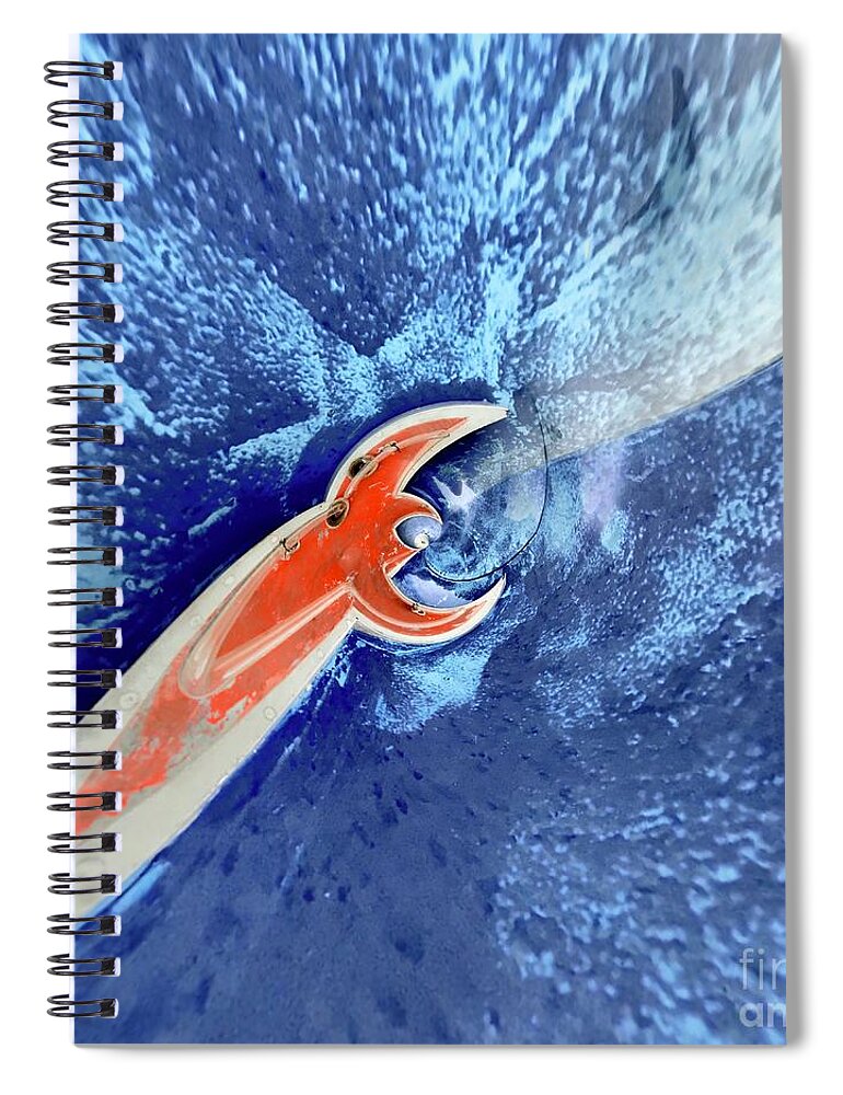 Blue Yonder Spiral Notebook featuring the photograph Blue Yonder by Terry Rowe
