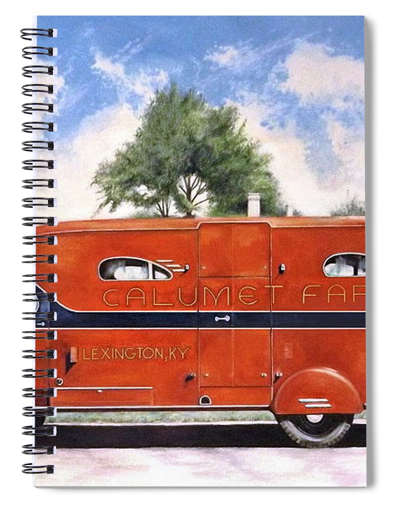 Drawing Spiral Notebook featuring the drawing Bluegrass Memories by David Neace