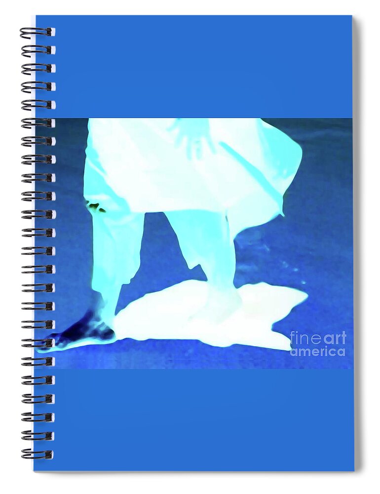 Spiral Notebook featuring the photograph Blueprint by Ankya Klay
