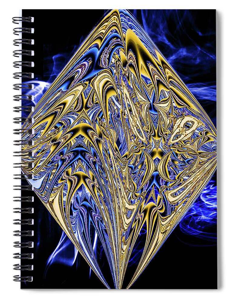 Nuview Spiral Notebook featuring the photograph Bluvelle by Theodore Jones