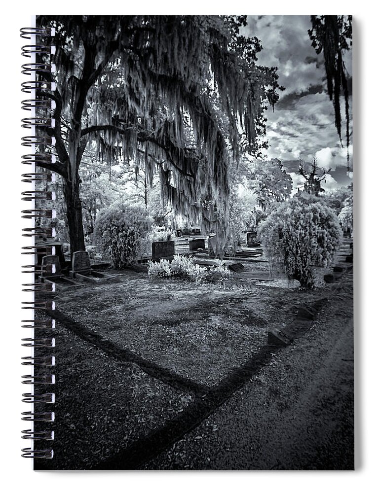 Marietta Georgia Spiral Notebook featuring the photograph Bonaventure Cemetery III by Tom Singleton