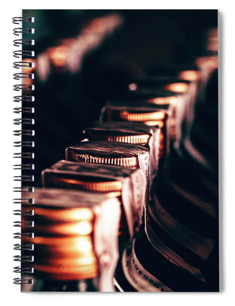 Bottles Spiral Notebook featuring the photograph Bottles by Gavin Lewis